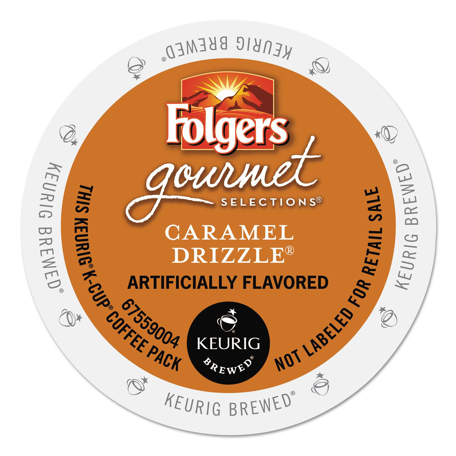 Folgers 6680 Caramel Drizzle Coffee KCups, 24/Box eBay