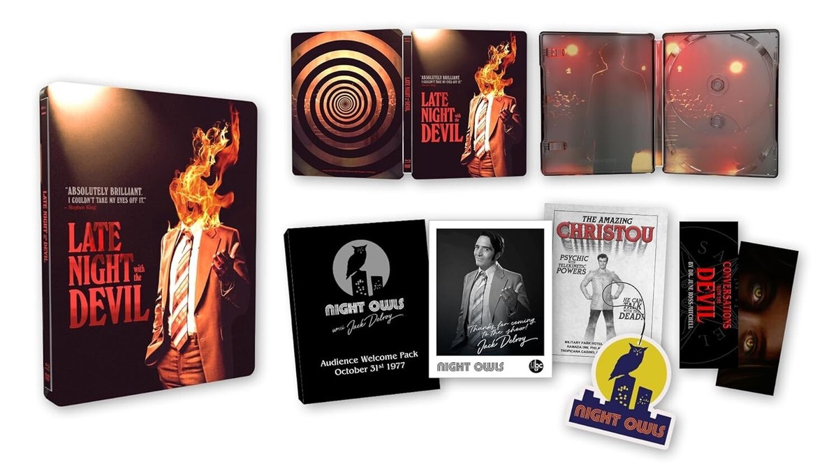 Late Night with the Devil (SteelBook) Blu-ray Sep/10/2024 | eBay