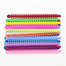 1000pcs Dental Orthodontic Ligature Ties Braces Elastic Rubber Ligas Ortodoncia
