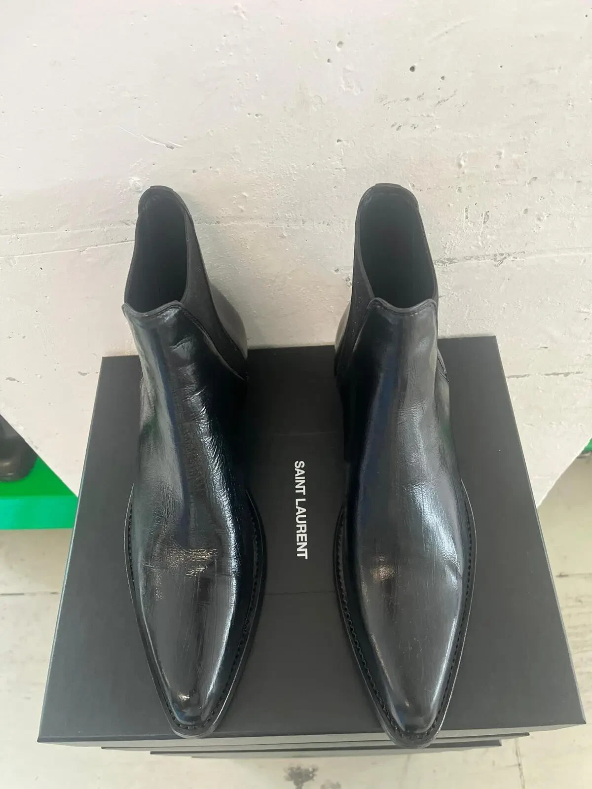 Stivali Saint Laurent Paris Dakota neri nuovi con etichette 44