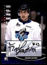 2012-13 IN THE GAME HEROES AND PROSPECTS FREDERIK GAUTHIER AUTO CS RIMOUSKI