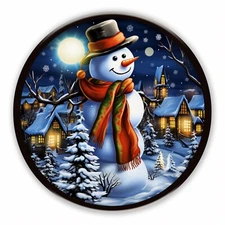 Snowman Patch Embroidered Iron-on Applique Christmas Gift Santa Elves Kid Craft