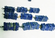 Lapis Lazuli Smooth 6x6 mm Square Natural Gemstone Beautiful Beads 5 Pecs