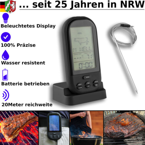 BBQ Grill Wędzarnia Cyfrowy radio termometr Termometr grillowy Termometr do mięsa Termometr