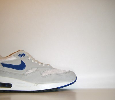Womens Vtg 2003 Nike Air Max 1 Premium White Sport Royal 9 Atmos Patta  Trainer | eBay