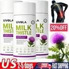 Uvola Milk Thistle Supplement, 80% Silymarin Liver Support Formula, 90 Capsules