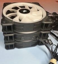 Corsair AF120 LED 120mm White Case Fan 3-Pack...