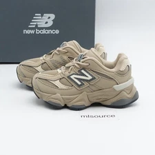 Size 7 Toddler Kid's New Balance 9060 Stretch Lace Sneakers IV9060JS Stoneware