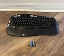 Logitech K350  Y-RBN90  Wireless Comfort Wave Ergonomic Keyboard W/ UNIFY USB