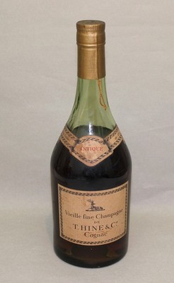 Cognac HINE Antique, 40%, 0,7Liter, Abfüllung aus den 1950er.
