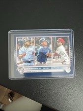 2022 Topps Royal Blue AL Home Run Leaders #48 - Guerrero Jr, Perez, Ohtani