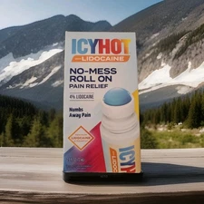 💛Icy Hot Max No Mess Pain Relief Roll On 2.5 fl oz (73ml)💛