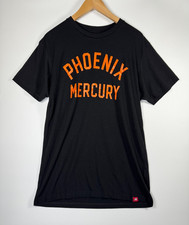 Sportiqe Phoenix Mercury WNBA Shirt Large Black Orange Graphic Tee Basketball