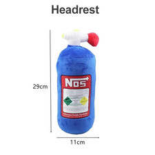 Nos Bottle Car Headrest Pillow Jdm Neck Cushion Plush Seat Decor Nos Bottle Car Headrest Pillow Jdm Neck Cushion Plush Seat Decor