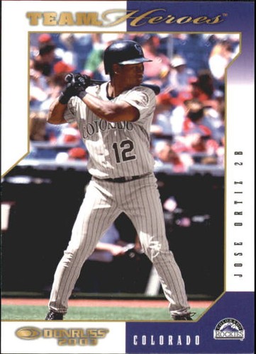 2003 Donruss Team Heroes Jose Ortiz #179 card