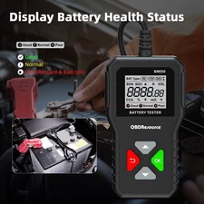 Car Battery Tester 6/12/24V SUV Battery Test Charging Cranking Analyzer 2000CCA
