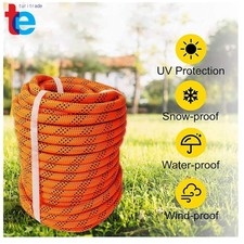 100' Double Braid Polyester Rope Rigging Rope 1/2" 6180lbs Breaking Strength