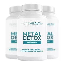 PureHealth Research Metal Detox, Liver Cleanse - R-Alpha-Lipoic Acid, L-Cysteine