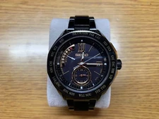 Seiko Brightz 8B54-0AJ0 SAGA115 World Time Day Date Solar Mens Watch Auth Works