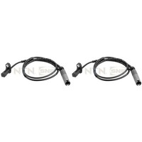 2X SNR ABS-SENSOR Raddrehzahl Hinten Beidseitig Passend FüR BMW 1 3