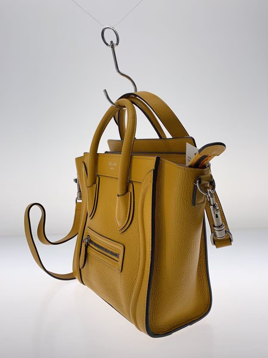 CELINE Handbag Leather CML Solid - image 2