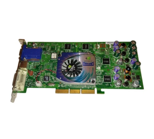 2002 NVIDIA QUADRO 4 750XGL 128MB DVI DDR SGRAM AGP GRAPHICS CARD