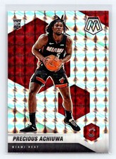 2020-21 Panini Mosaic #215 Precious Achiuwa Silver Mosaic RC