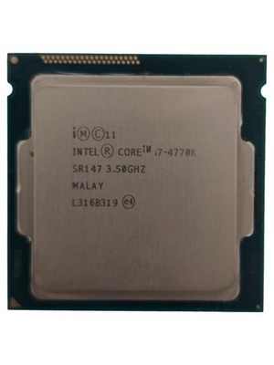 Intel Core i7-4770K SR147 Prozessor CPU Desktop PC Silber