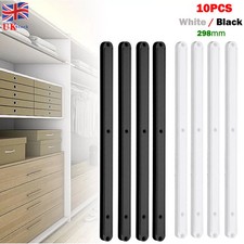 10Pcs Draw Rail Plastic Drawer Slides 298mm Draw Runners Replacement Tool Set UK