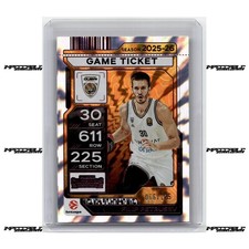 2025-26 Panini Contenders EuroLeague - Pink #43 Filip Petrusev /125