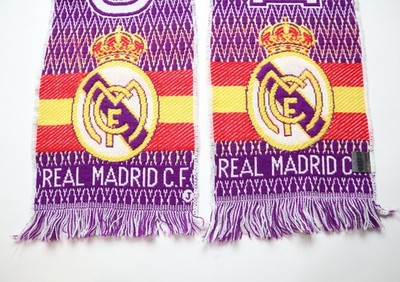 REAL MADRID SPAIN 90s VINTAGE FOOTBALL SOCCER FAN SCARF BUFANDA