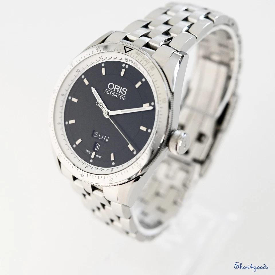 Oris Artix Gt Automatic Day Date Ref 01 735 7662 4174-07 8 21 85 Full Set 2017 - image 2 of 4