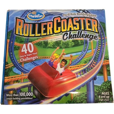 ThinkFun Roller Coaster Challenge Logic Board Game Stem Complete Set