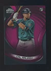 2022 Topps Chrome Black Magenta Refractor #32 Cal Raleigh Mariners RC 2/10