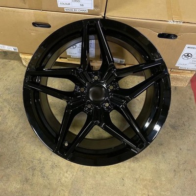 19/20'' GLOSS BLACK C7 ZR1 STYLE WHEELS RIMS FOR 2014+ C7 STINGRAY CORVETTE BASE