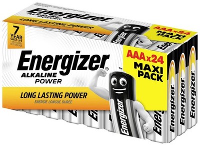 Energizer E303271700 Battery Alkaline Micro AAA, LR03, 1.5V, Power, Retail ~E~