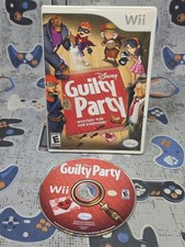 Disney Guilty Party (Nintendo Wii, 2006) CLEANED & TESTED EXCELLENT NO Manual 