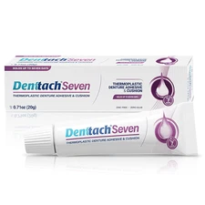 Seven Denture Adhesive, Thermoplastic Denture Adhesive, Waterproof, Secure Dentu