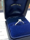 Tiffany & Co Engagement Ring .55ct I VS2 Lucida  Platinum sz 6.0 Certificate Box — photo 3