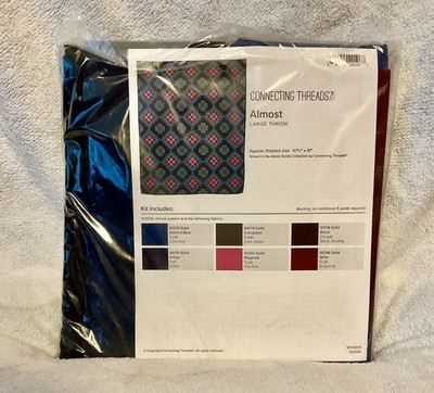 Almost Large Throw Quilt Kit 67 1/2'' x 81'' Connecting Threads