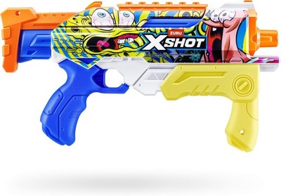 XSHOT Water-Fast Fill Skins Series 1 SpongeBob Hyperload Wasserballon Blaster
