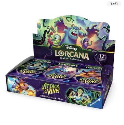 Disney Lorcana TCG Attack of the Vine! Booster Box 24 Booster Packs Sealed