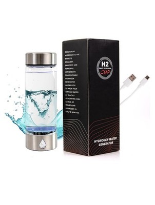 H2 Smart Hydrogen Water Generator Bottle 3Min Electrolysis Anti-Oxidant
