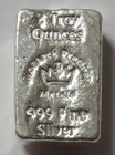 MONARCH 2 oz 999 FINE SILVER POURED LOAF BAR / INGOT