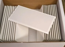 Art3D White 3"X 6" Peel and Stick Glass Tiles for Kitchen Backsplash (20 Pack)