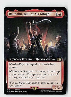 Raubahn, Bull of Ala Mhigo (Extended Art) R FINAL FANTASY 465 NM