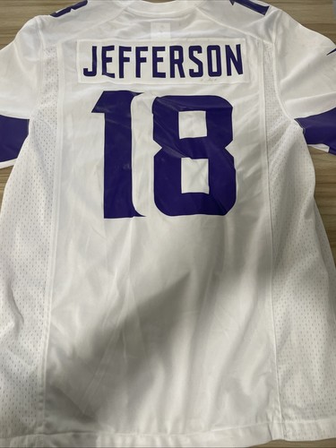 Nike Minnesota Vikings Jersey Large Justin Jefferson Men’s White Nike On Field
