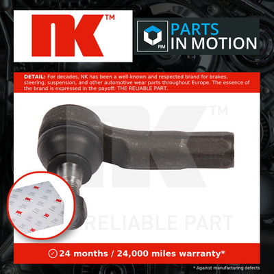 Tie / Track Rod End fits SKODA OCTAVIA Mk2, Mk3, Mk4 Left Outer 2004 on Joint NK