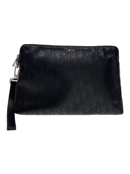 Sac pochette Christian Dior motif trotteur logo noir du Japon Occasion