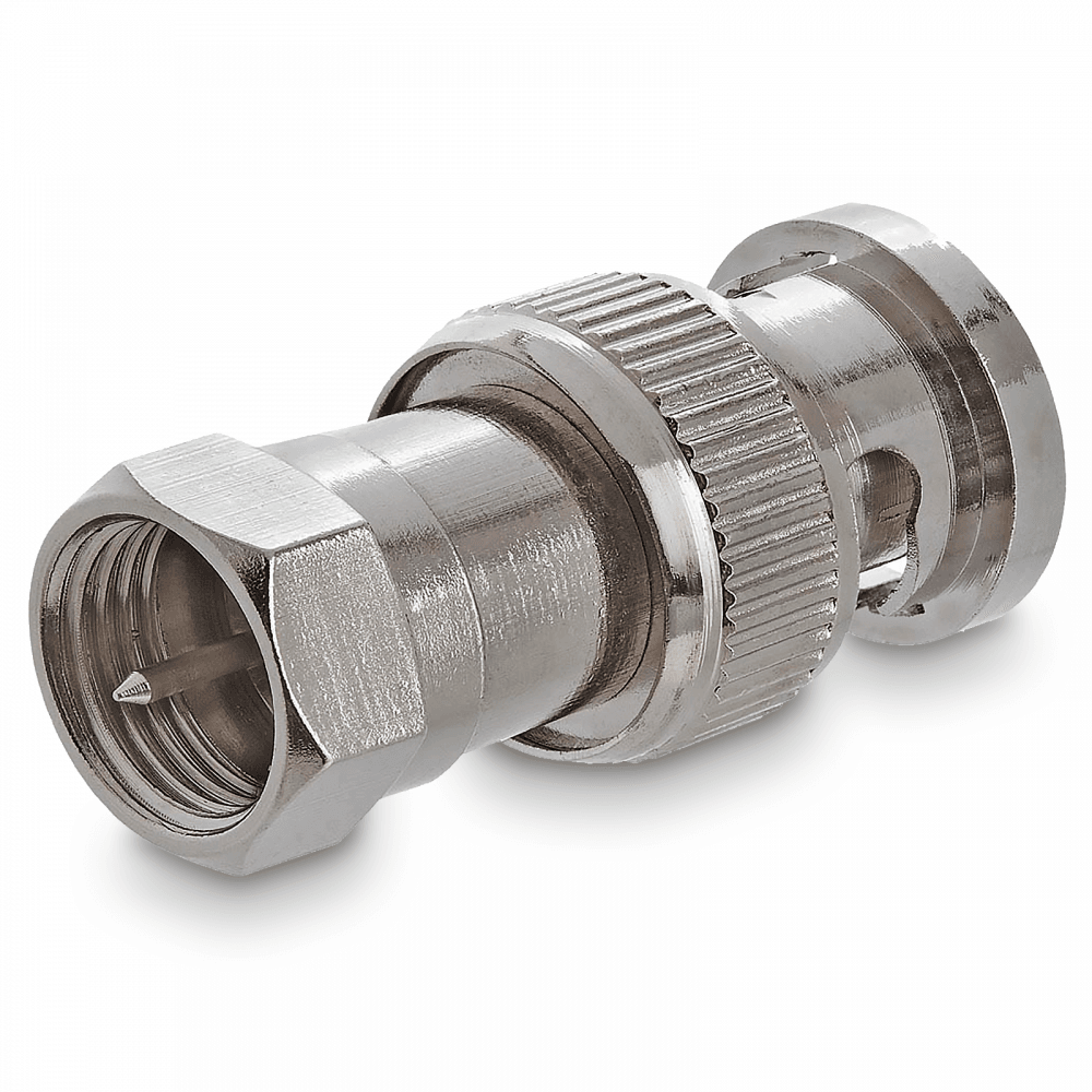 F Type Male to BNC Male plug RF Coaxial Adapter Connector Satellite Coax
